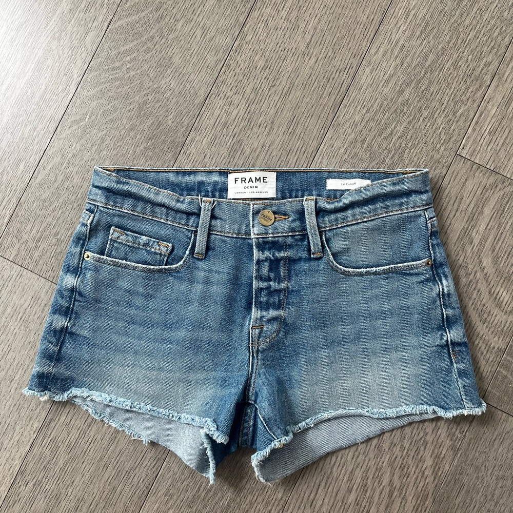 Frame Denim Blue Jean Shorts